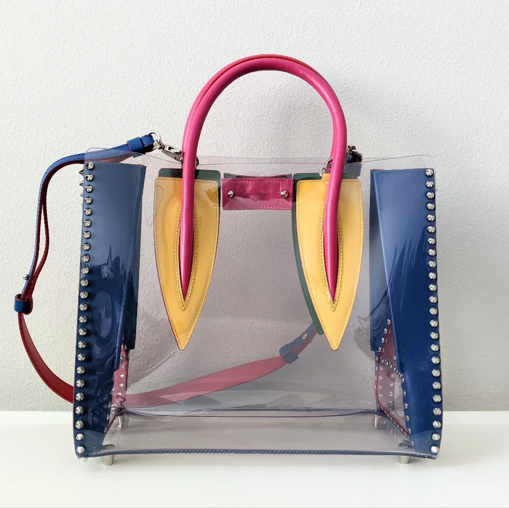 Christian Louboutin Paloma Clear PVC Bag